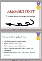 Vorschau - Fördermaterial/Inklusion - Abschreibtexte - Olympia Spezial - Neuzeit: Lesekarten Großschreibung - Seite 1