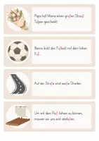 Vorschau - Arbeitsblätter - Schleichdiktat/ Laufdiktat ß | 12 Karten | 3./4. Kl - Seite 2