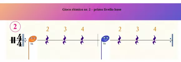 anteprima - Audio - Gioco ritmico nr. 2 - Per bambini della Scuola Primaria - Pagina di copertina