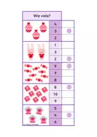Vorschau - Aufgabenkarten - 4x Klammerkarten Valentinstag: Mengen & Zählen im Zahlenraum bis 10 - Seite 3