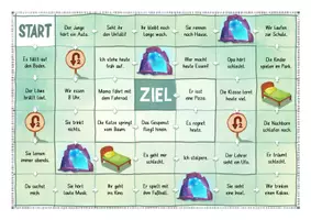 Vorschau - Spiele - Perfekt-Spiel | Gruppenspiel zur Zeitform Perfekt - Seite 2
