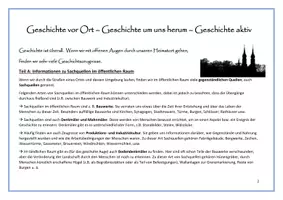 Vorschau - Unterrichtsreihen - FREEBIE! Eine Ortsführung / Stadtführung erarbeiten: Sachquellen kennenlernen (z.B. in der Projektwoche) - Seite 2