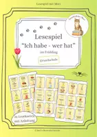Vorschau - Spiele - Lesespiel "Ich habe - wer hat" im Frühling - Deckblatt