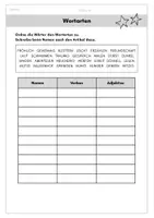 Vorschau - Arbeitsblätter - Wortarten - Seite 2