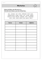 Vorschau - Arbeitsblätter - Wortarten - Seite 3
