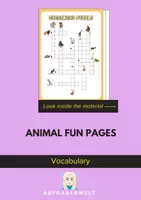 Vorschau - Unterrichtsreihen - Animal Fun Pages: Vocabulary (English) - Deckblatt