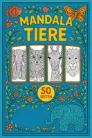 Vorschau - Mal- und Bastelvorlagen - Mandala Tiere Ausmalbilder (50 Malvorlagen) inkl. Stundenentwurf (PDF) - Deckblatt