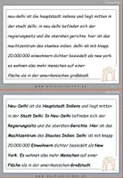 Vorschau - Fördermaterial/Inklusion - Abschreibtexte - Städte Spezial Delhi: Lesekarten Großschreibung - Seite 3