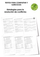 Vista previa - Hojas de trabajo - Estrategias para la resolución de conflictos - Portada