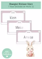 Vorschau - Präsentationen/Tafelbilder - Ostern Blitzlesen (Buchstabe der Woche: Ei) - Deckblatt