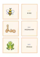 Vorschau - Spiele - Finde das Pärchen Frühling / Wortschatz Frühling / Frühling Spiel - Seite 3