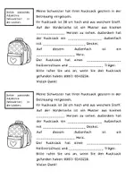 Vorschau - Arbeitsblätter - Gegenstandsbeschreibung Schuh und Rucksack Jahrgang 6 - Seite 2