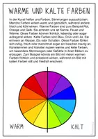 Vorschau - Arbeitsblätter - 3D Blumen mit Warmen & Kalten Farben - Kunst & Farbenlehre im Frühling - Seite 3
