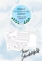 Vorschau - Test - Zuhören - Abenteurer oder Lügenbaron Lernzielkontrolle - Deckblatt