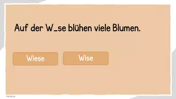 Vorschau - Präsentationen/Tafelbilder - Rechtschreibstrategie Schwingen i/ie - Interaktives Lernquiz - Seite 2