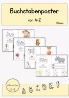 Vorschau - Arbeitsblätter - Buchstabenposter / Buchstaben-Laut- Zuordnung - Deckblatt