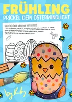 Vorschau - Arbeitsblätter - Windlichter zum Prickeln & Basteln - Kunst für Ostern & Frühling - Deckblatt