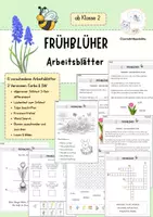 Vorschau - Arbeitsblätter - Frühblüher_Arbeitsblätter - Deckblatt