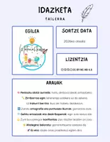 Vista previa - Unidades / Secuencias / Situaciones de Aprendizaje - IDAZKETA txostena: deskribapenak, narratiba eta orokorra - página 1