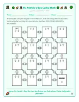 Vorschau - Arbeitsblätter - Bruchrechnen Labyrinth: Klasse 6, Addieren St. Patrick's - Seite 2