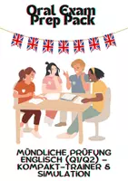 Vorschau - Arbeitsblätter - Oral Exam Prep Pack: Mündliche Prüfung Englisch (EF/Q1/Q2) – Kompakt-Trainer & Simulation - Deckblatt