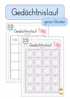 Vorschau - Spiele - Gedächtnislauf - ganze Stunden - Deckblatt