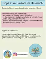 Vorschau - Mal- und Bastelvorlagen - Ostern Lesezeichen / Basteln und Ausmalen - Seite 2