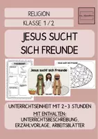 Vorschau - Unterrichtsreihen - Religion: Jesus sucht sich Freunde - Deckblatt
