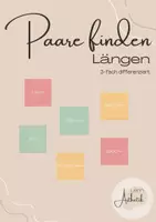 Vorschau - Spiele - Paare finden - Längen (3-fach differenziert) - Deckblatt