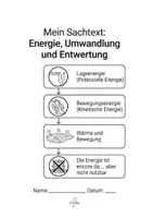 Vorschau - Unterrichtsreihen - Energie komplett erklärt – Das XXL‑Materialpaket (Geschichten, Sachtexte, Forscherhefte & Arbeitsblätter) - Seite 1