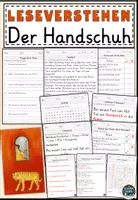 Vorschau - Arbeitsblätter - Der Handschuh - zur Ballade von Friedrich Schiller & Leseverstehen mit Lesetext, Fragen - Deckblatt