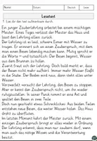 Vorschau - Arbeitsblätter - Der Zauberlehrling - zur Ballade von Johann Wolfgang von Goethe & Leseverstehen mit Lesetext, Fragen - Seite 1