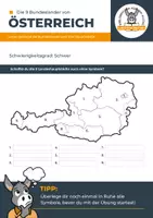 Vorschau - Arbeitsblätter - Österreichs Bundesländer & Hauptstädte – Eselsbrücken lernen - Seite 3