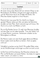 Vorschau - Arbeitsblätter - Nis Randers - zur Ballade von Otto Ernst & Leseverstehen mit Lesetext, Fragen - Seite 1
