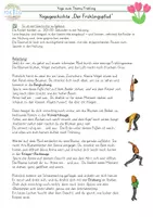Vorschau - Bildkarten - Frühling Yogageschichte Der Frühlingspfad - Seite 1