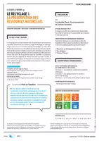 Aperçu - Préparation de séance / Séance complète - Le recyclage et la préservation des ressources naturelles - Cycle 4 - Page 1