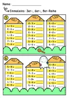 Vorschau - Aufgabenkarten - Einmaleins Kartei und interaktive PDF (3er-, 6er-, 9er-Reihe) #homeschooling - Seite 3