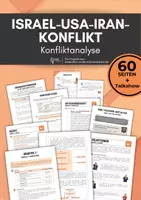 Vorschau - Unterrichtsreihen - Israel-USA-Iran-Konflikt: Konfliktanalyse + Talkshow (komplette Unterrichtsreihe) - Deckblatt