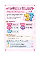 Vorschau - Stundenentwürfe - Verliebte Zahlen im Zahlenraum 10 - Deckblatt