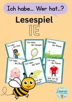 Vorschau - Spiele - Lesespiel IE Klasse 1-4 - Deckblatt