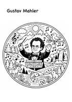 Vorschau - Mal- und Bastelvorlagen - Mandala Gustav Mahler - Seite 2