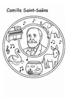 Vorschau - Mal- und Bastelvorlagen - Mandala Camille Saint-Saens - Seite 2