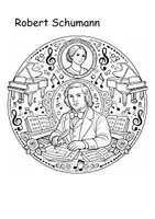 Vorschau - Mal- und Bastelvorlagen - Mandala Robert Schumann - Seite 2