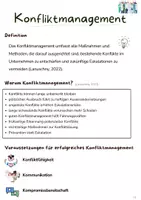 Vorschau - Arbeitsblätter - Konfliktmanagement bei bestehenden Konflikten in Teams - Seite 1