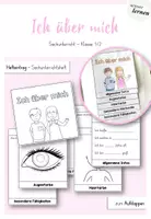 Vorschau - Arbeitsblätter - Ich über mich - Sachunterricht GS 1 - Deckblatt