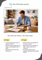 Vorschau - Arbeitsblätter - Bildbeschreibung A2/B1 DTZ – Prüfungsvorbereitung - Seite 1