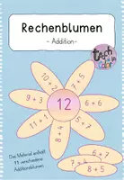 Vorschau - Stationenlernen - Materialpaket - Rechenblumen - Addition & Subtraktion ZR 20 - Seite 2