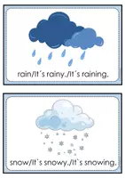Vorschau - Bildkarten - Englisch Grundschule: Flashcards weather, Bildkarten Wetter - Seite 2