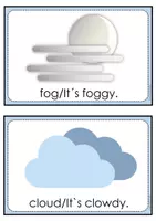 Vorschau - Bildkarten - Englisch Grundschule: Flashcards weather, Bildkarten Wetter - Seite 3