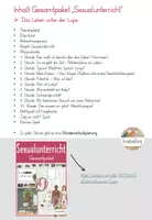 Vorschau - Stundenentwürfe - Sexualunterricht - Sexualerziehung - GESAMTPAKET - Klasse 4 (inkl. Stundenentwürfe) - Seite 1